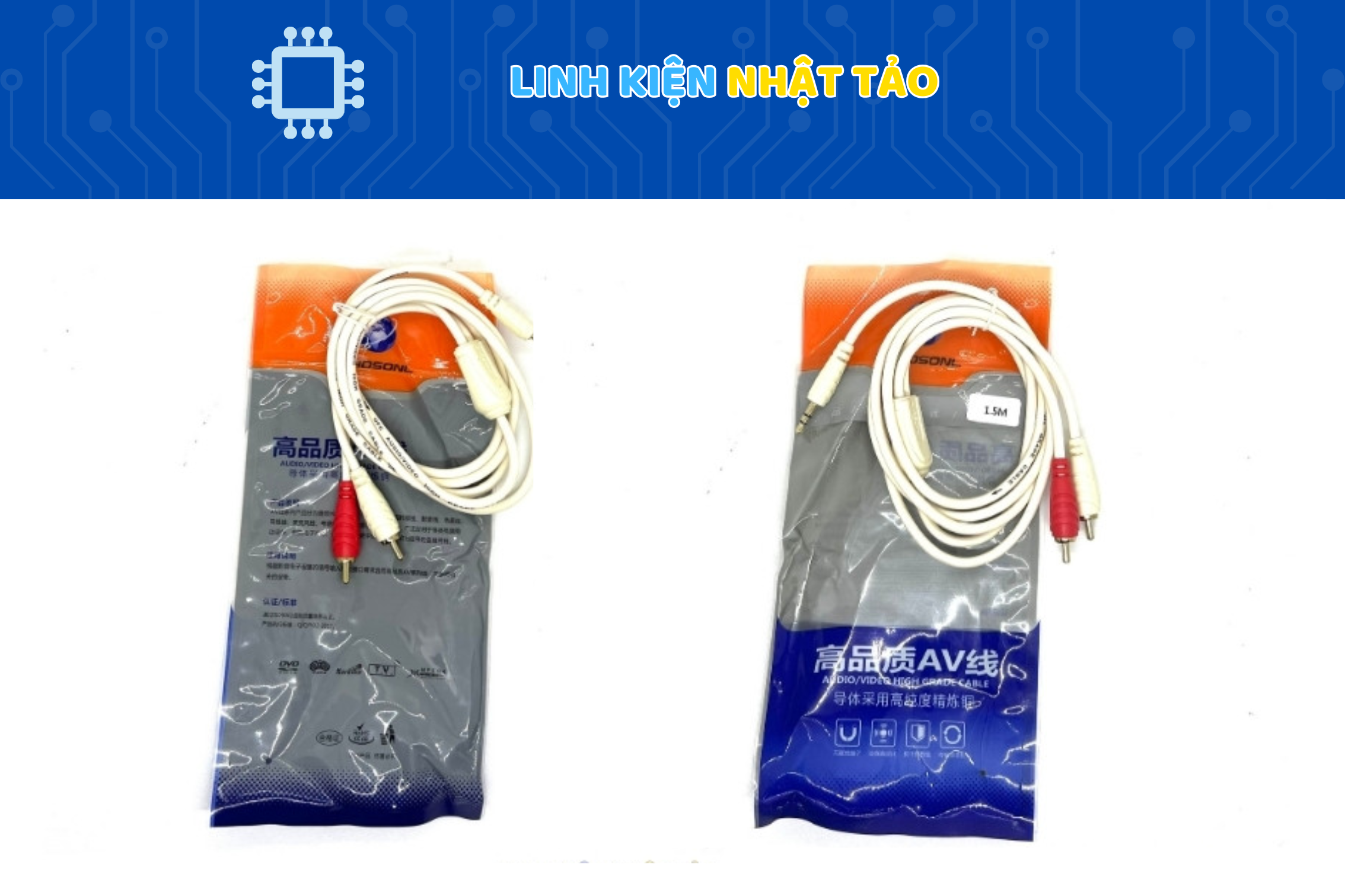 Dây AV 3 Ly Ra AV Q562 1.5m 03