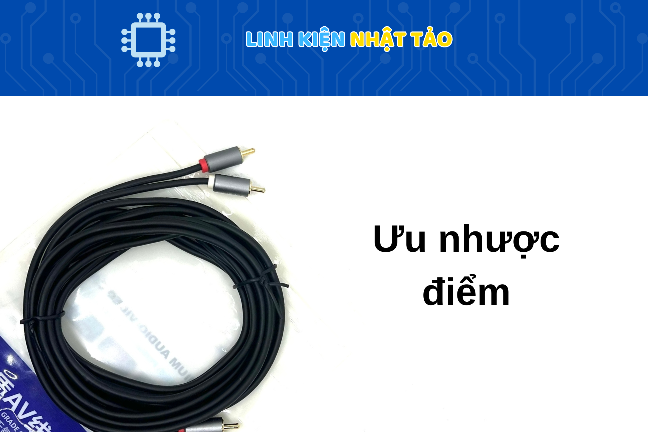Dây AV 4 Đầu Bịch Q508 3m 04