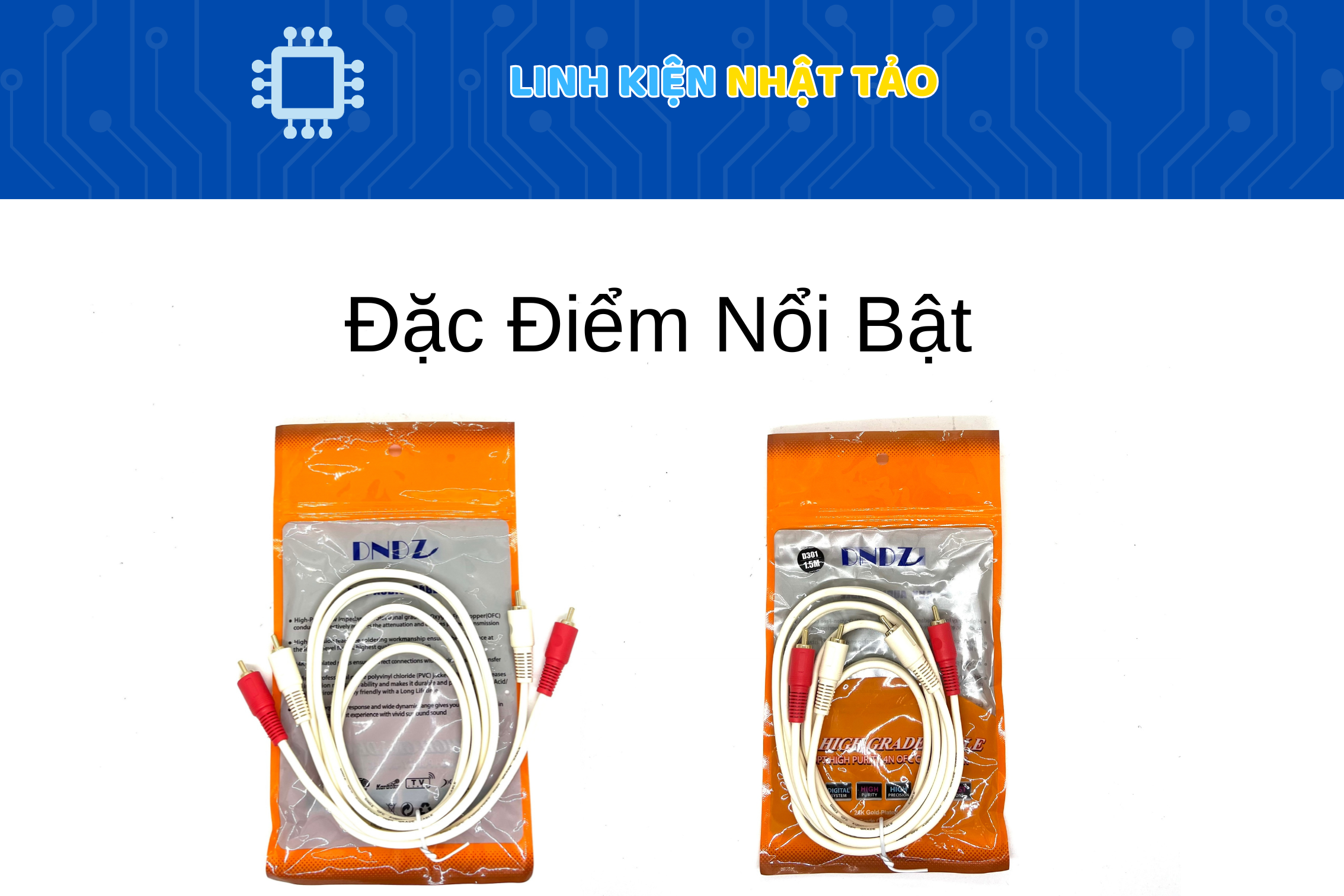 Dây AV 4 Đầu Q2R 1.5m 02