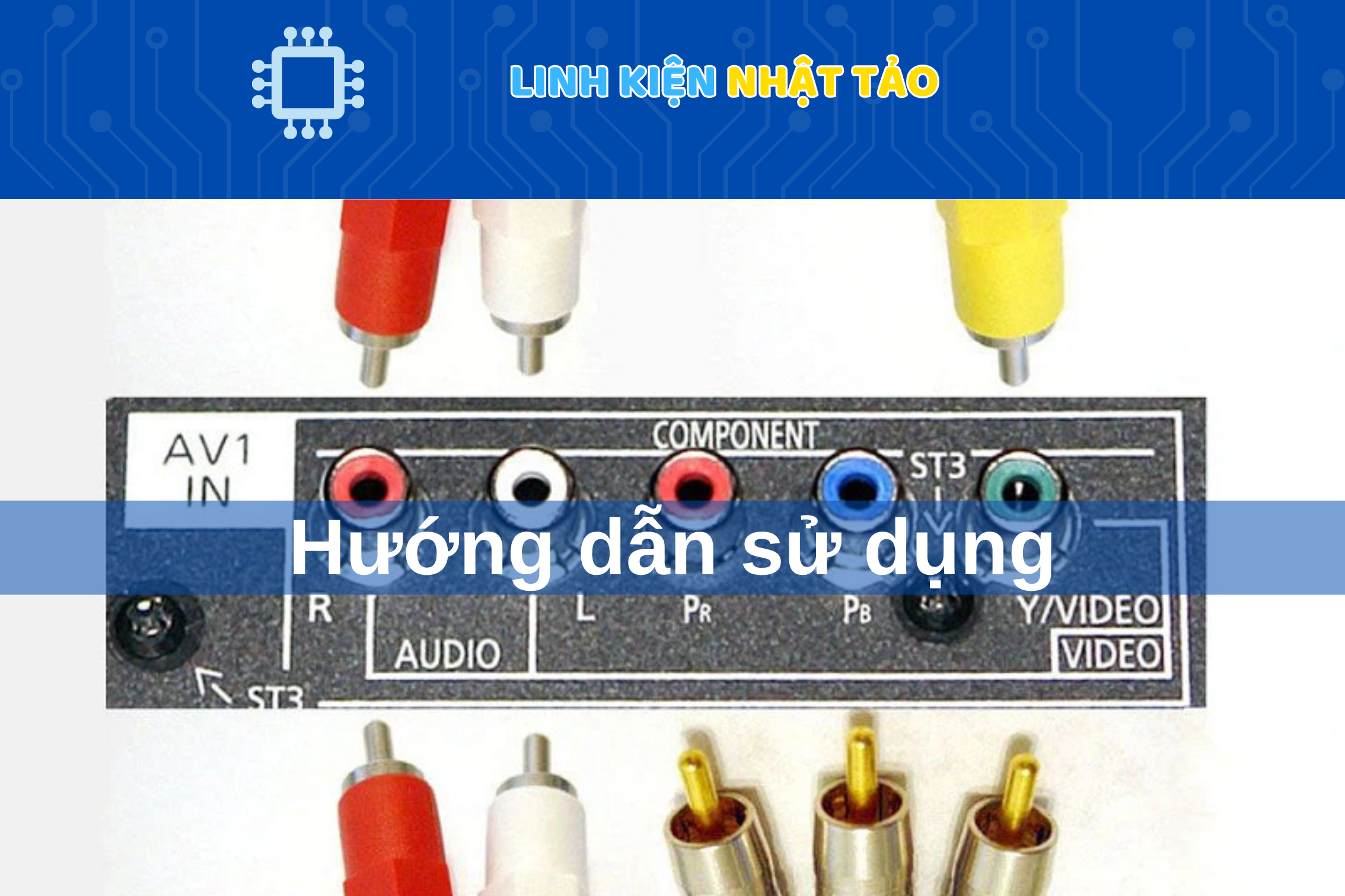 Dây AV 4 Đầu Q2R 1.5m 05