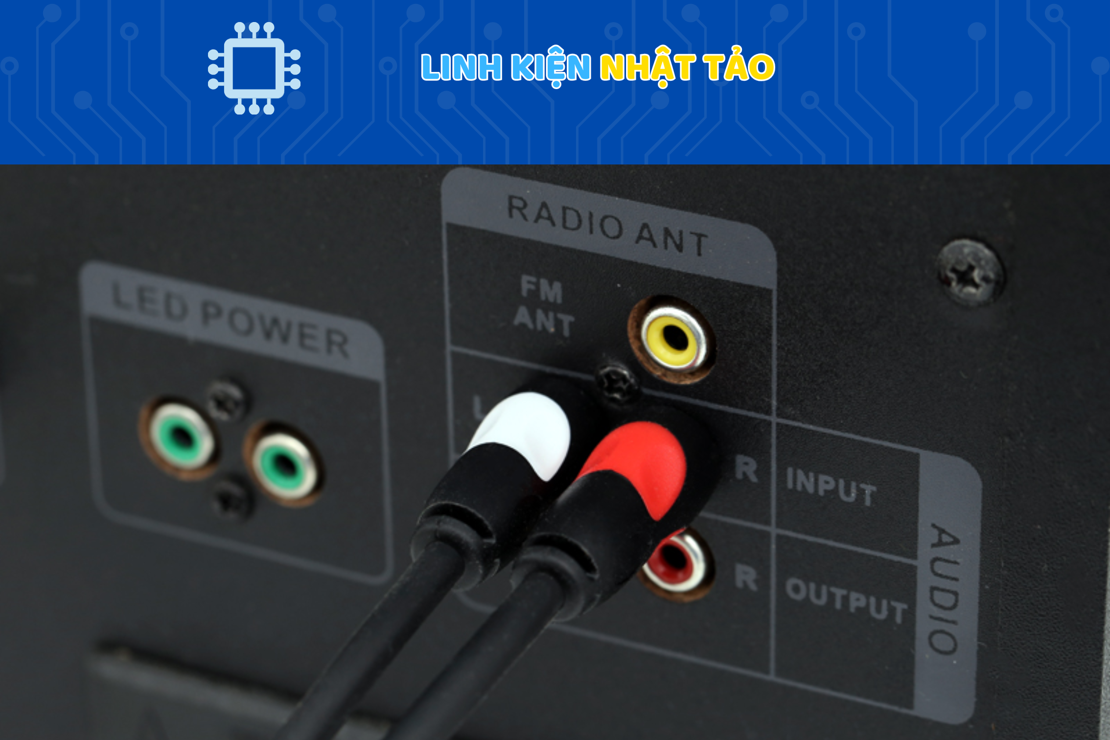 Cổng AV (Audio Video) Trên Ampli 03