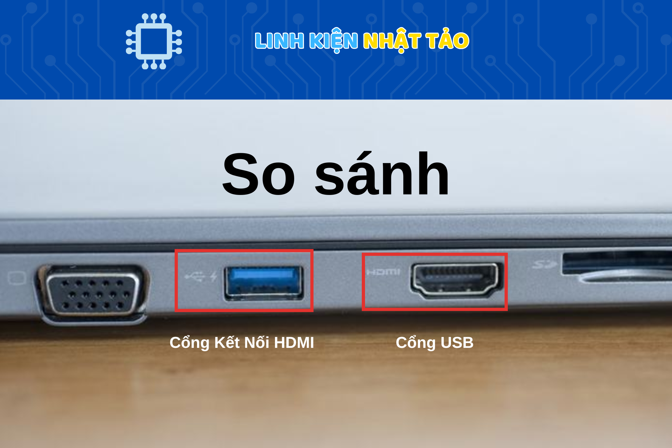 Cổng Kết Nối HDMI Và Cổng USB 01