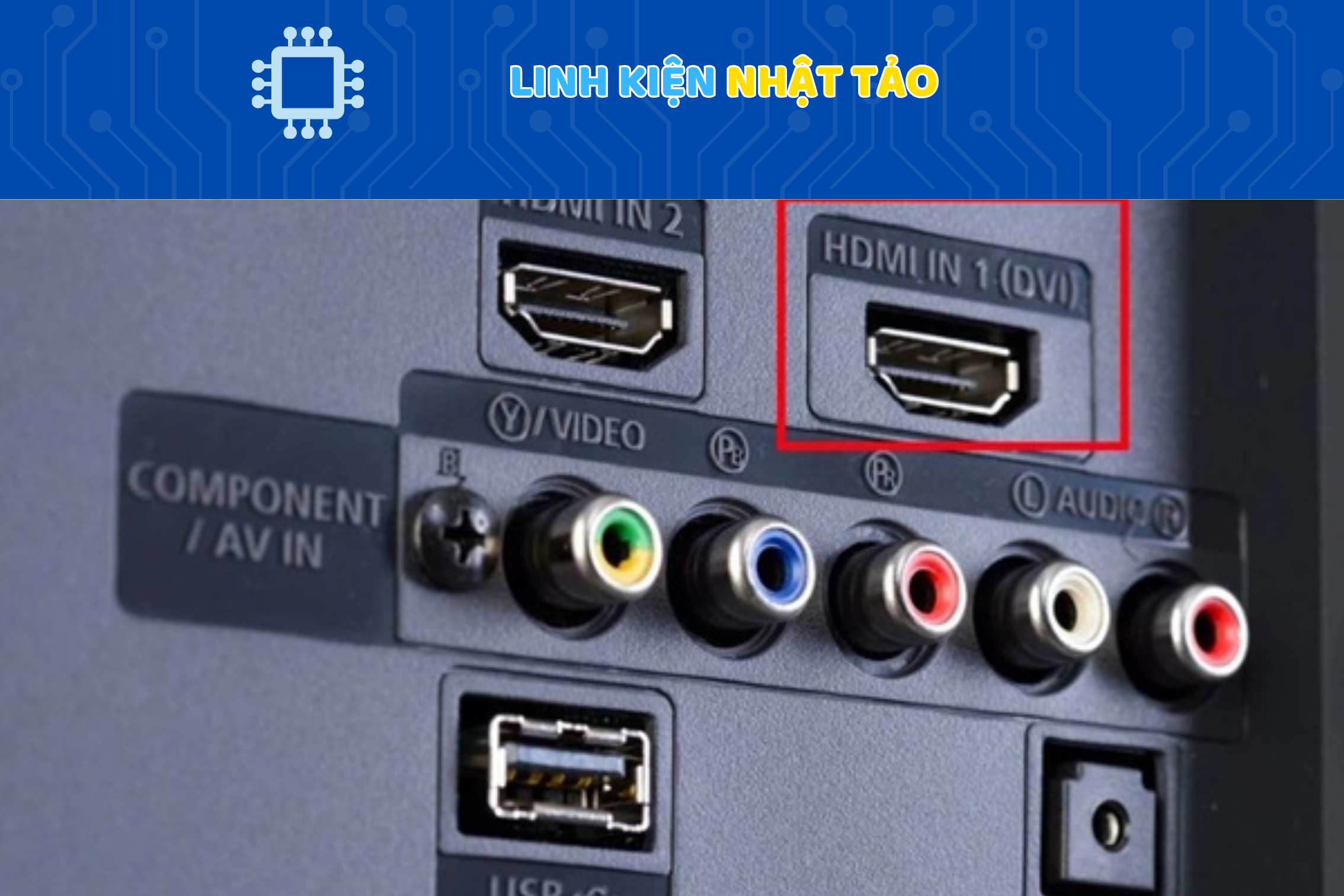 So sánh Cổng AV và 4 cổng khác 02